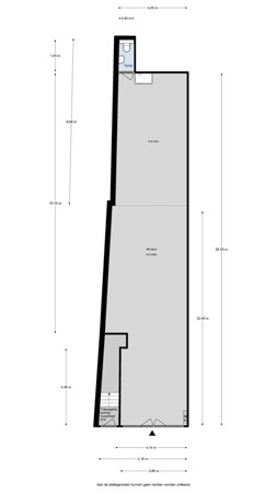 Floorplan - Voorstraat 81, 3441 CJ Woerden